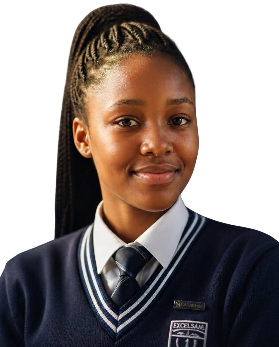 A high school learner in uniform